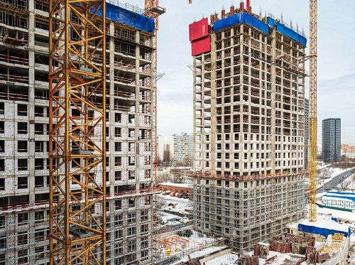В квартале бизнес-класса EVER, расположенном в Обручевском районе, активными темпами продолжаются строительные работы.