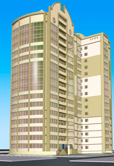 ЗАО «Желдорипотека» возводит современный двухсекционный 16-этажный жилой дом по адресу: г. Челябинск, ул. Тухачевского.