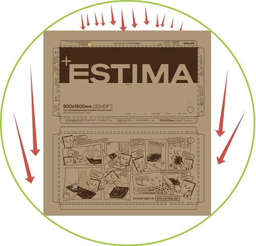 Компания Estima представила новые крафтовые коробки для керамогранита!